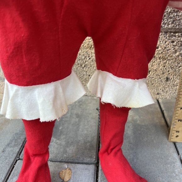 Vintage 1970s Annalee Mobilitee 30" Santa & Mrs Claus Dolls Door Greeters - Picture 8 of 16